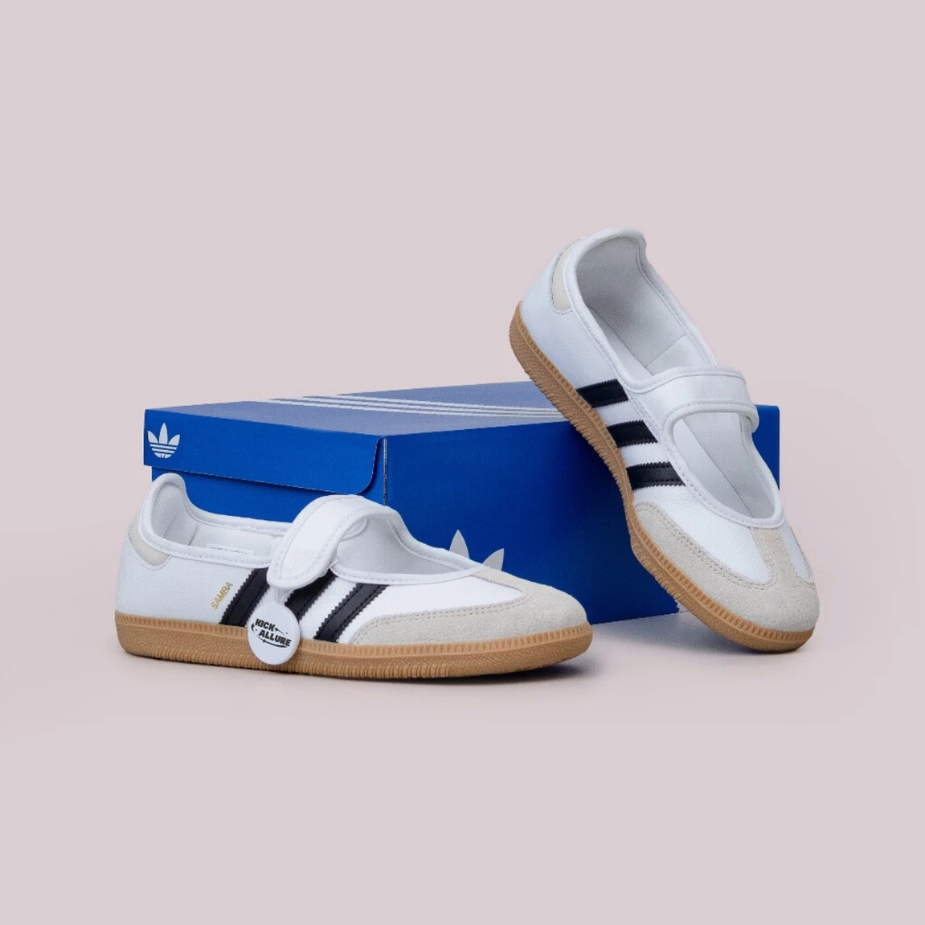 Adidas Samba Jane White Black Gum