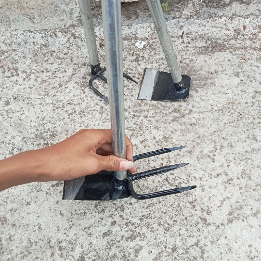 Cangkul Mini Paculan Mini Cangkul 2 in 1 Cangkul Multifungsi Cangkul Dan Garuk Mini