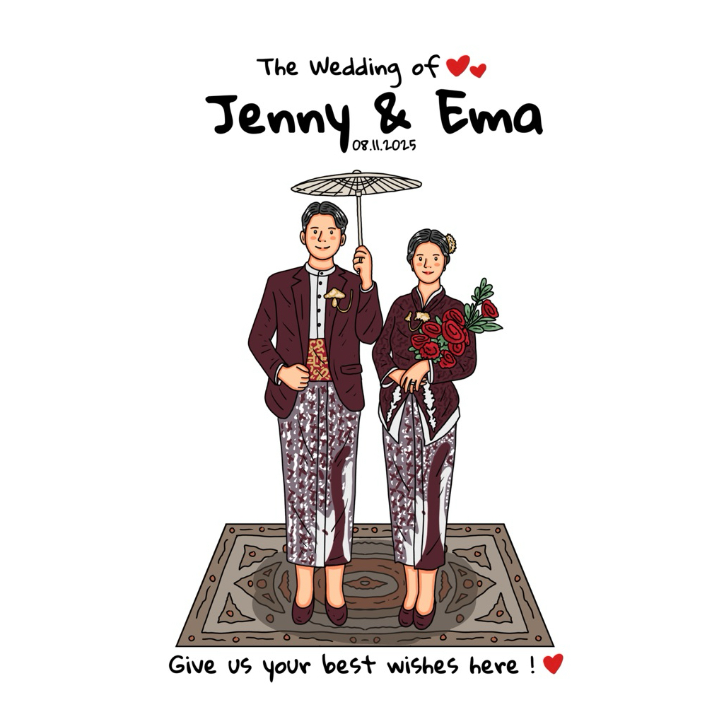 Ilustrasi custom digital