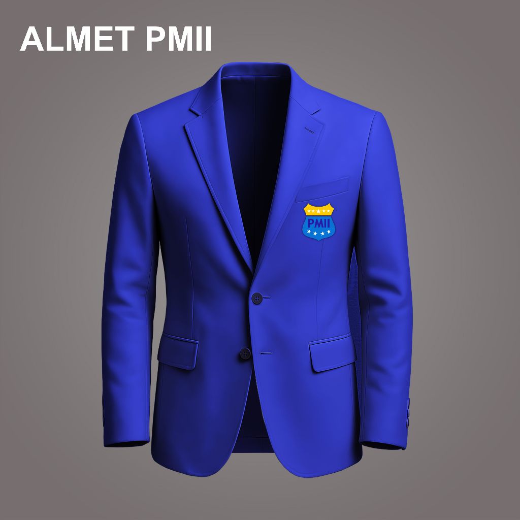 (BISA TAMBAH BORDIR) JAS SERAGAM ALMAMATER ALMET PMII PREMIUM/ JAS KAMPUS JAS PMII MURAH