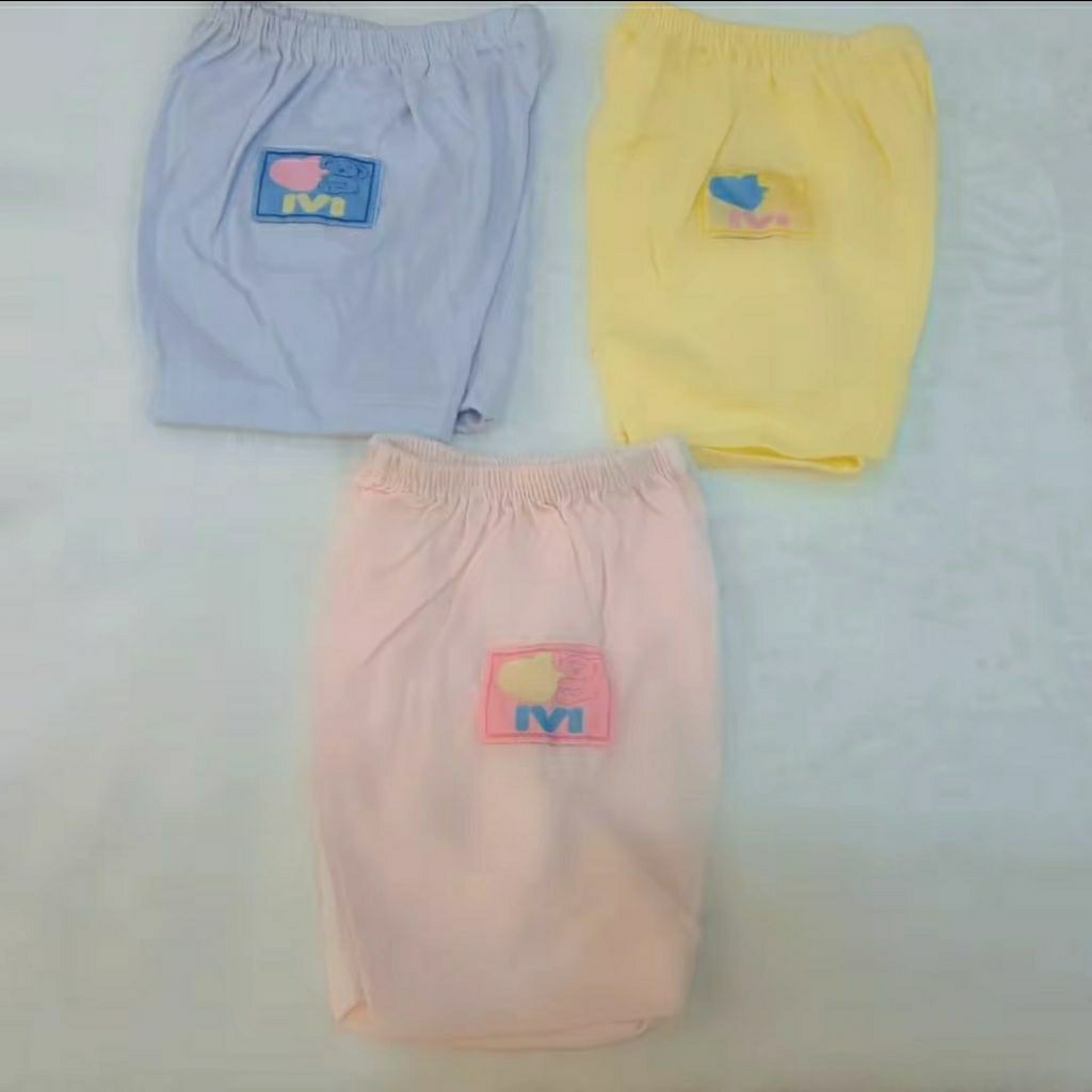 celana pendek bayi katun halus ivi
