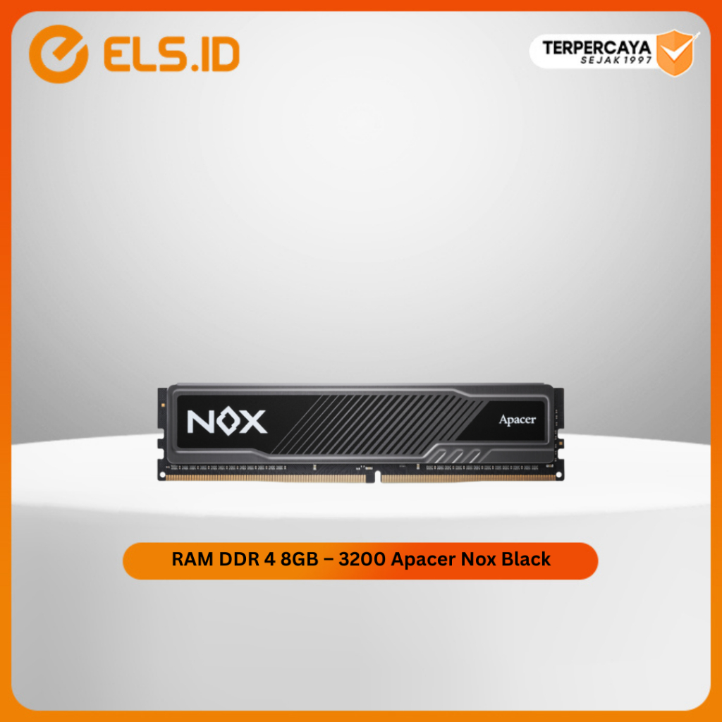 RAM DDR 4 8GB – 3200 Apacer Nox Black
