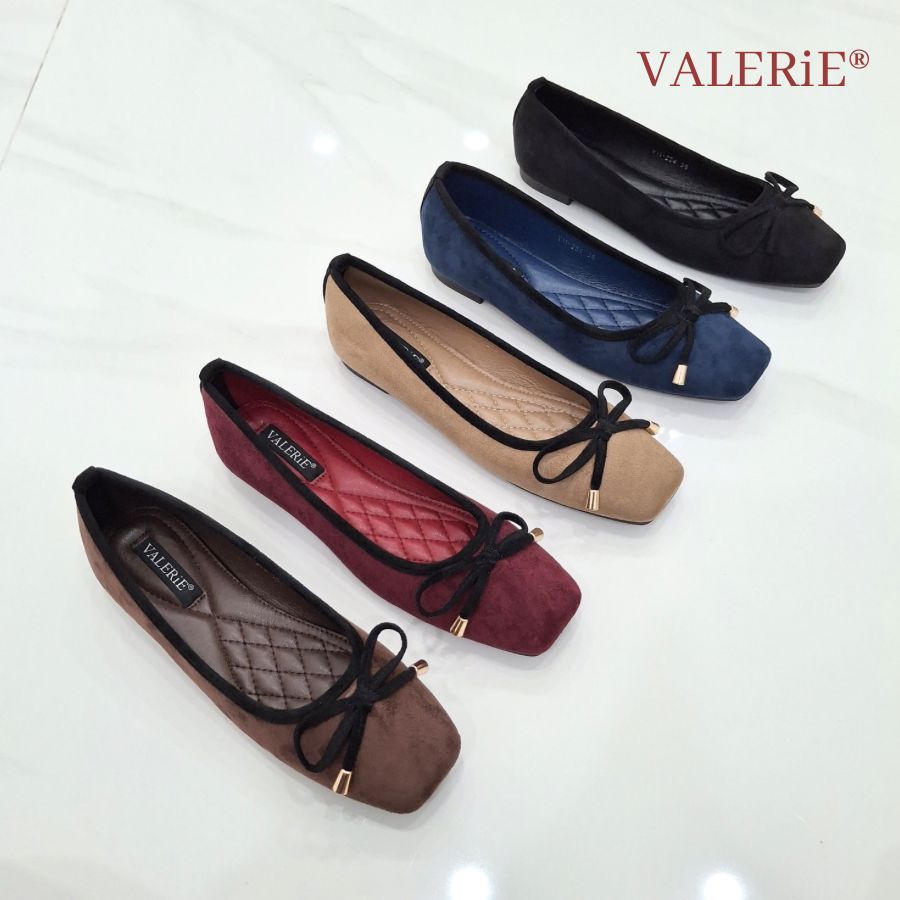 VALERIE Sepatu Flat V11-254 Import Beludru Size 36-41