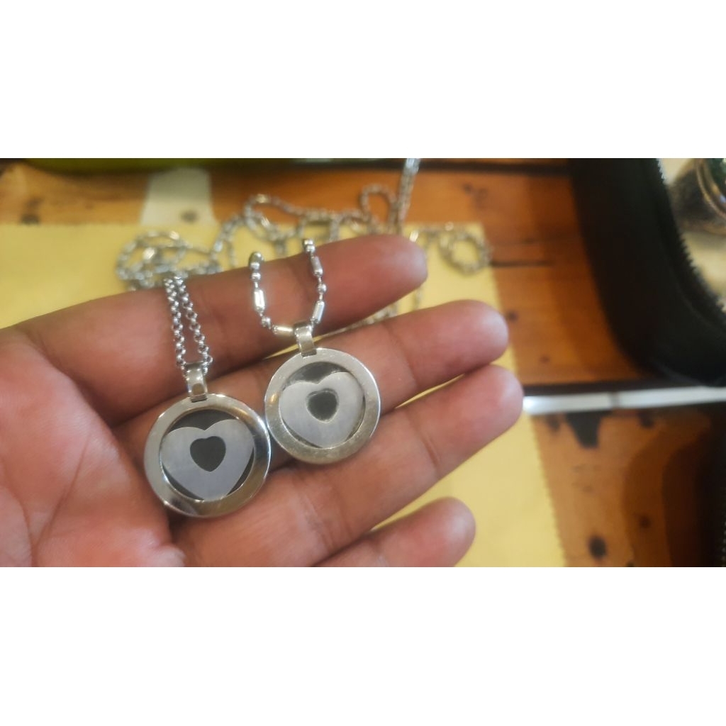 Kalung mci aura heart mini mci bio pendant