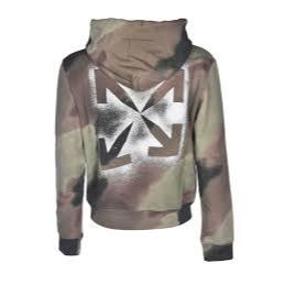 OFF WHITE FW20 CAMO STENCIL SLIM HOODIE