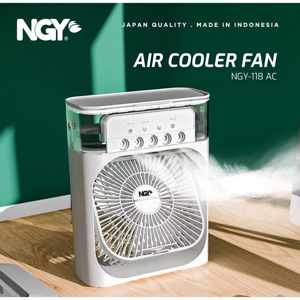 Kipas Angin Air Cooler Fan NGY NGY-118AC Kipas Pelembab Udara NGY 118 AC