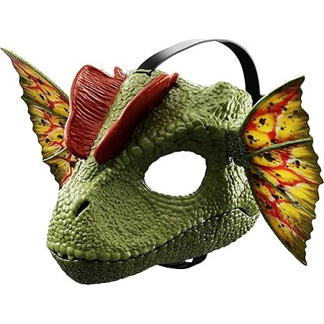 Mattel Jurassic World Dilophosaurus Mask With Water Feature
