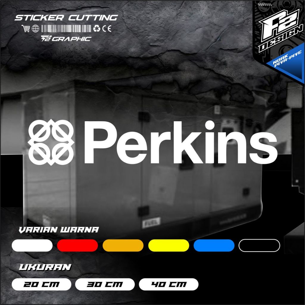 CUTTING STIKER LABEL GENSET PERKINS. STIKER CUTTING GENSET PERKINS. STIKER CUTTING LOGO PERKINS