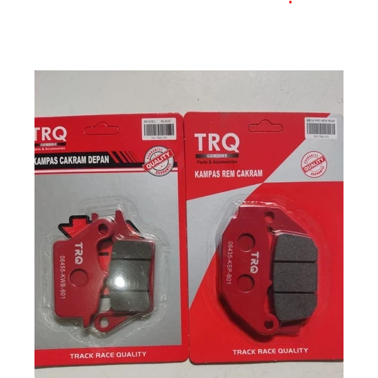TRQ dispad kampas rem depan belakang sonic 150 supra gtr / kampas rem supra gtr 150