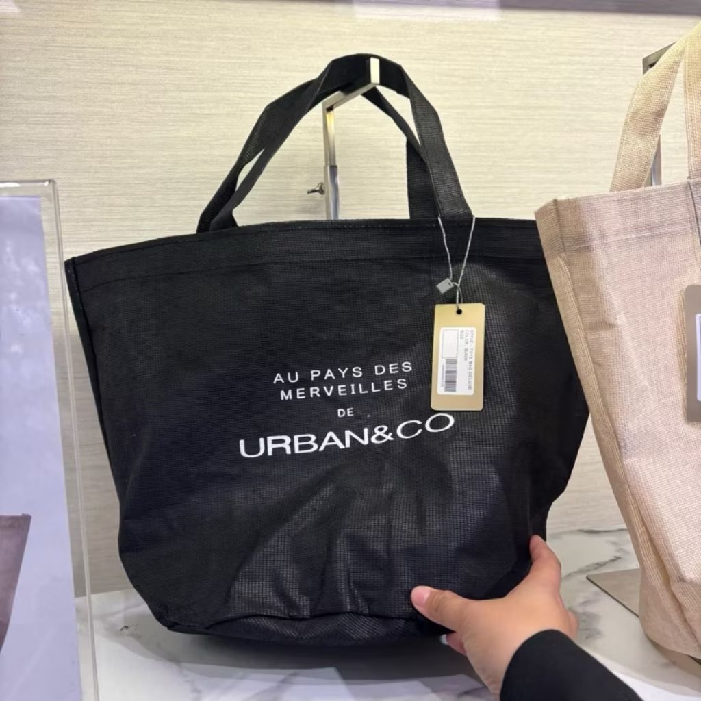 TAS RAMI URBAN N CO || Tas belanja tas baju tas daily~ only hitam jastip urbnco pvjbandung