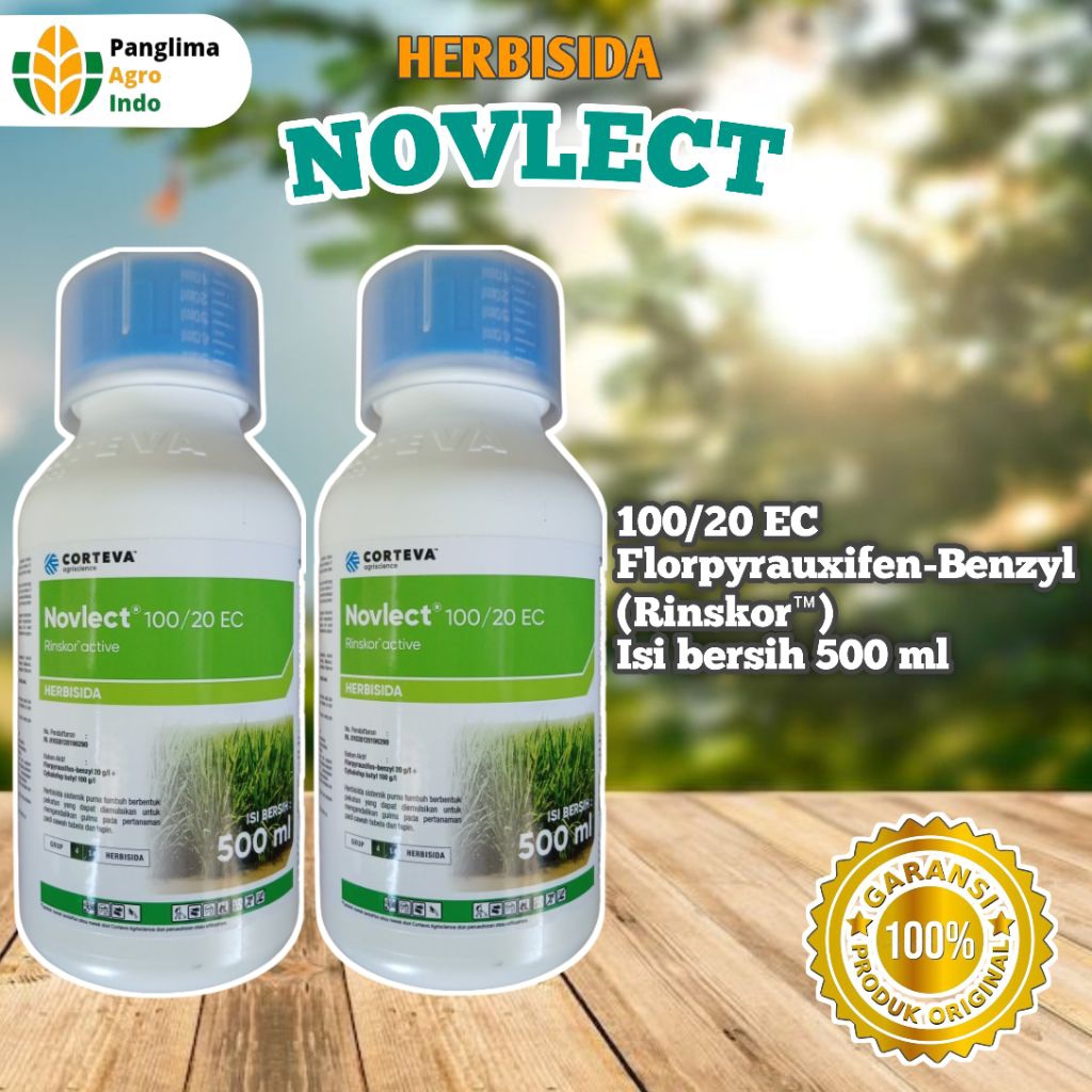 Herbisida Novlect 120 EC Obat Rumput Secara Sistemik Pada Padi (500 ml)