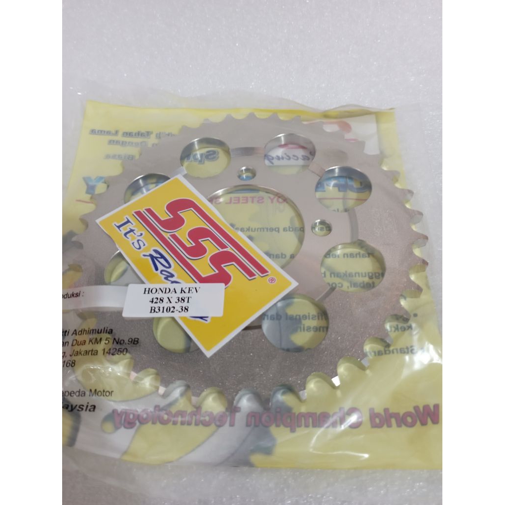 Gir SSS Kev 428 38 Supra X Gear belakang Original SSS Racing