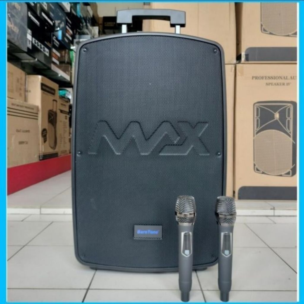 [ Portable 15 inchi ] Speaker Aktif Portable MAX15NB MAX 15NB Speaker 15 inch ORIGINAL BARETONE MAX-