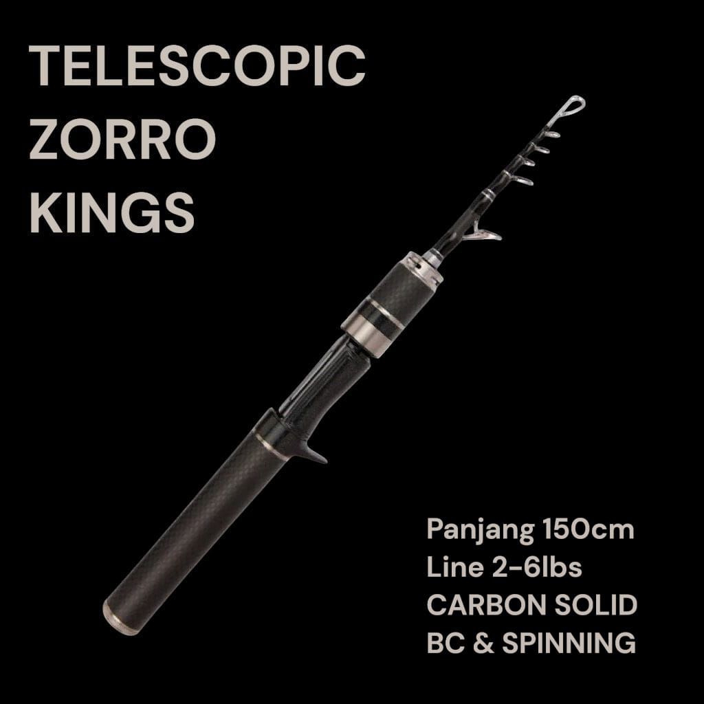 Joran pancing Telescopic Zorro Kings & Telescopic Felix