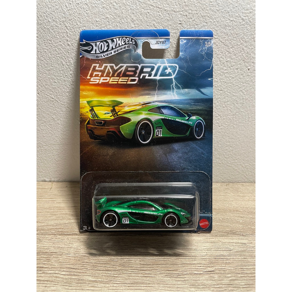 HW McLaren P1 Seri Silver Series Hybrid Speed