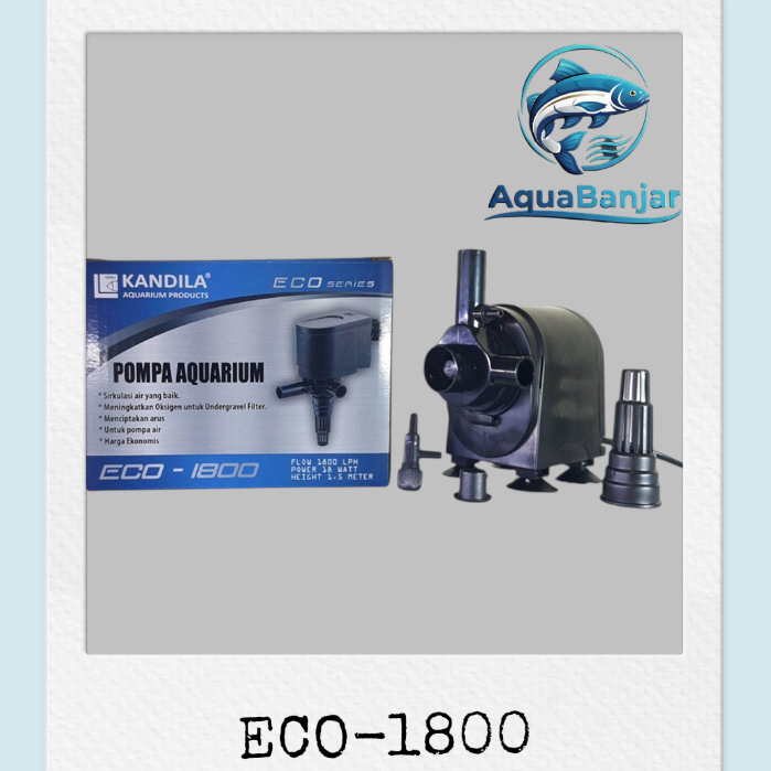 Pompa Kandila ECO 1800 / Power Head Kandila ECO 1800 mesin pompa filter celup aquarium
