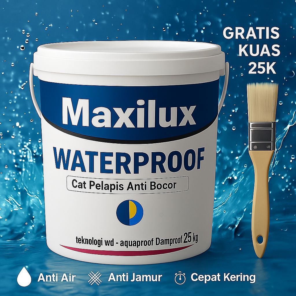 Cat Tembok Maxilux Waterproof 25kg – Best Quality Interior & Eksterior