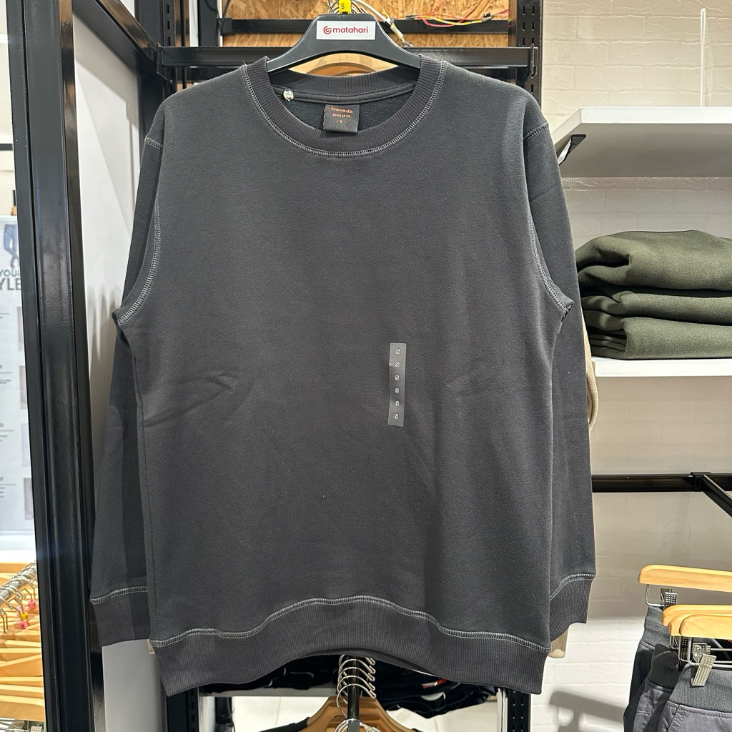 Sweater polos pria bahan tebal (100% ORIGINAL MATAHARI)