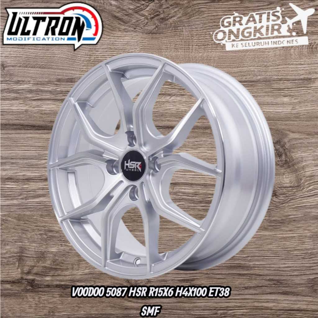 VELG RING 15 HSR VOODOO PELEK R15 BUAT MOBIL MAZDA2 SIGRA SIRION AGYA CALYA