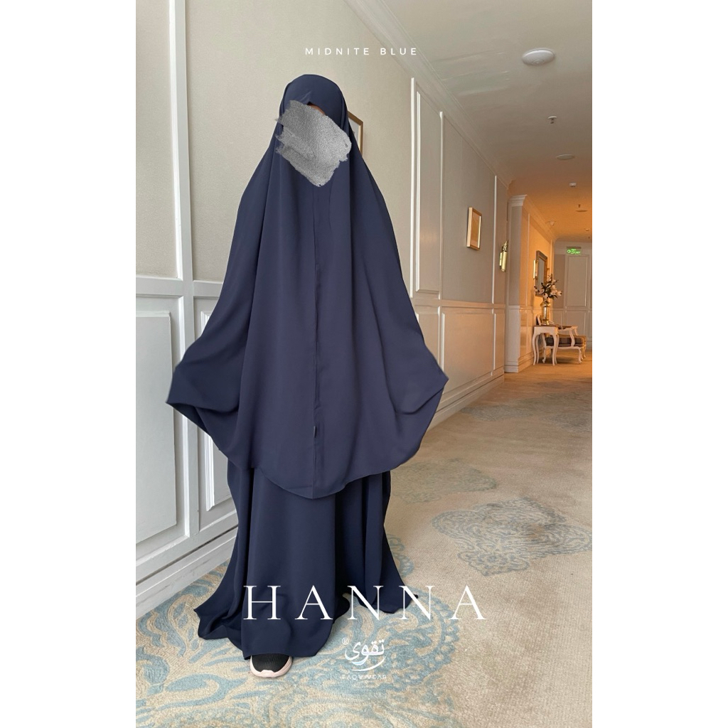 ONLY Khimar Standar HANNA - Kain Marzan anti UV