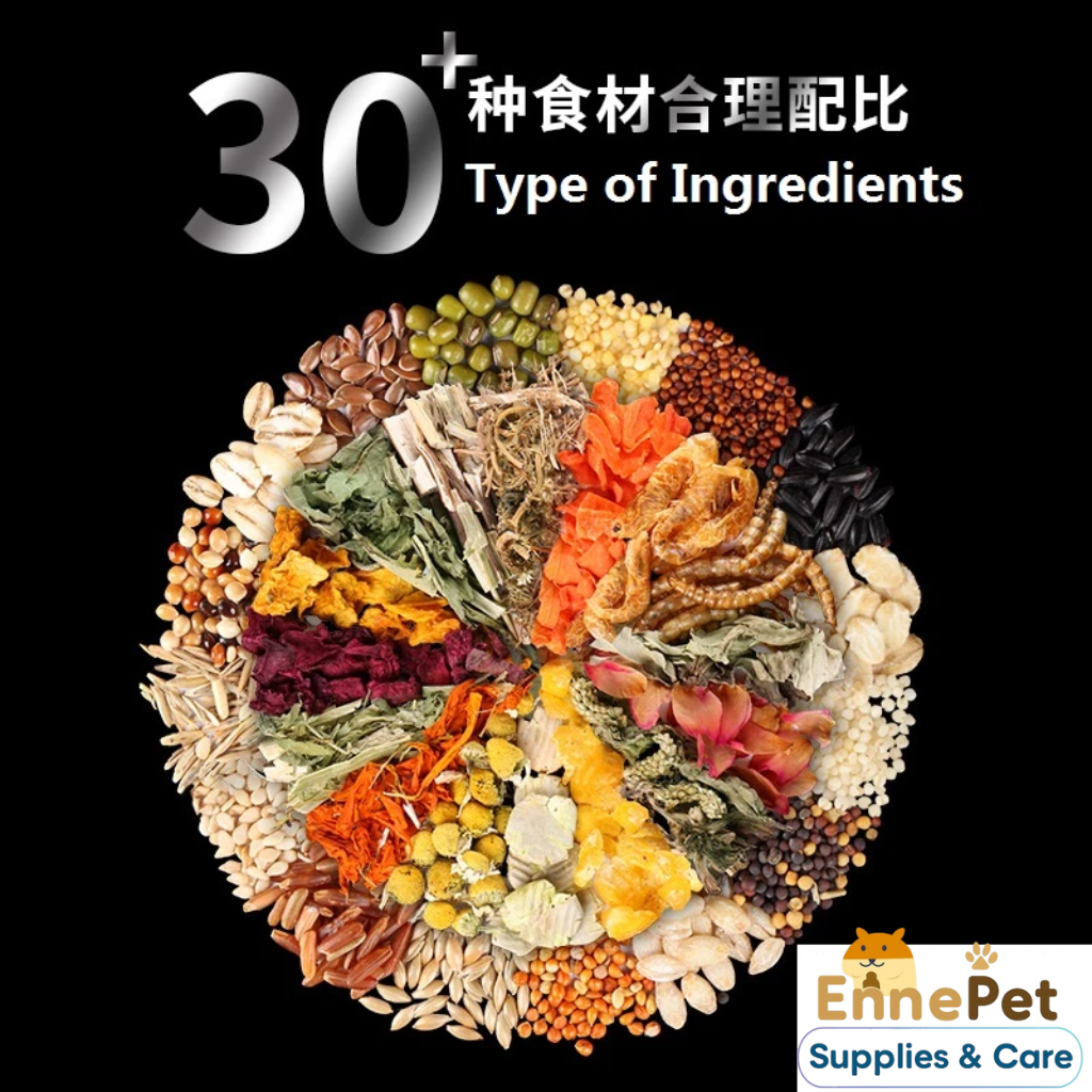 Makanan Hamster Naturalis Golden Hamster Food Natural Party 30 Ingredients Complete Hamster Food Syr
