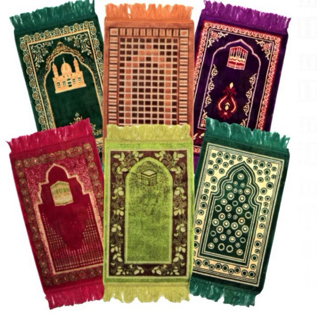 SAJADAH ANAK / SAJADAH KECIL KEPALA / MUKA / BLUDRU IZMIR GRADE A++ TURKI