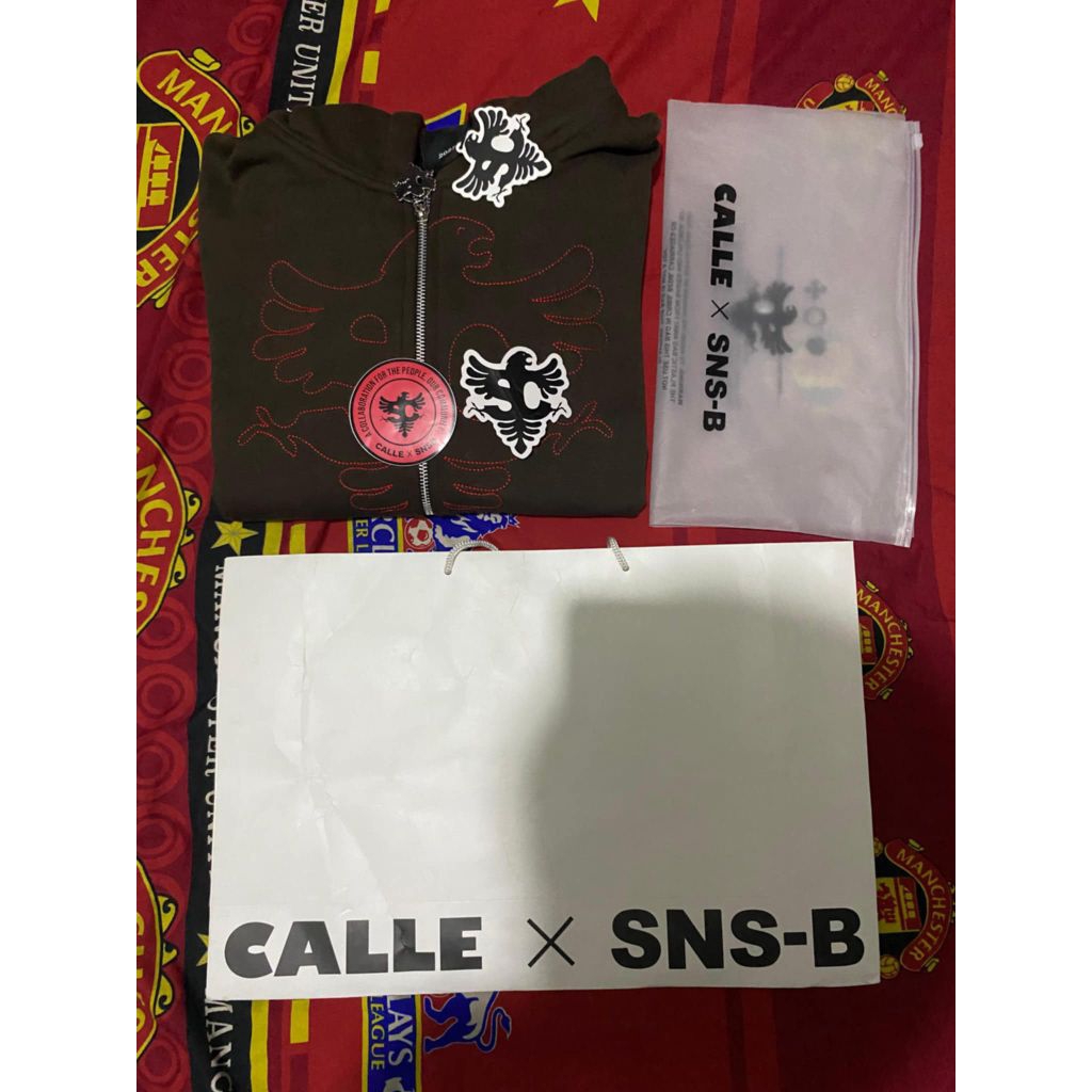 HOODIE CALLE X SNSB ZIPPER BROWN