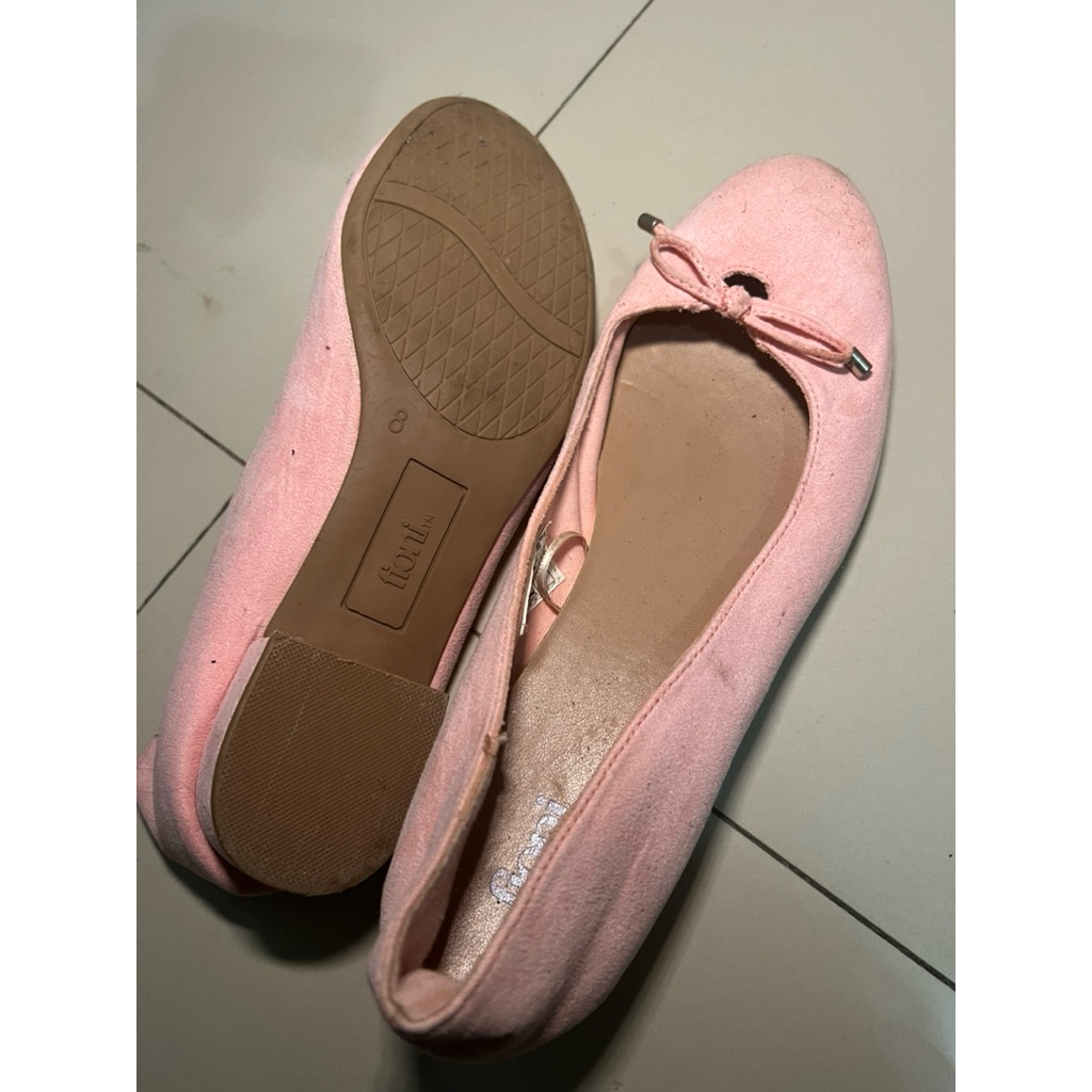 RARE ITEM Prevloved Payless Fioni Block Heels Gemma in Pink coquette milkmaid fairy ballerina