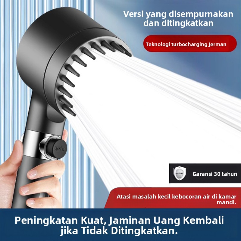 Pancuran Kepala Besar Tekanan Tinggi Anti Kuman Untuk Rumah Tangga[Kepala Pancuran Besar 150mm] Kepa