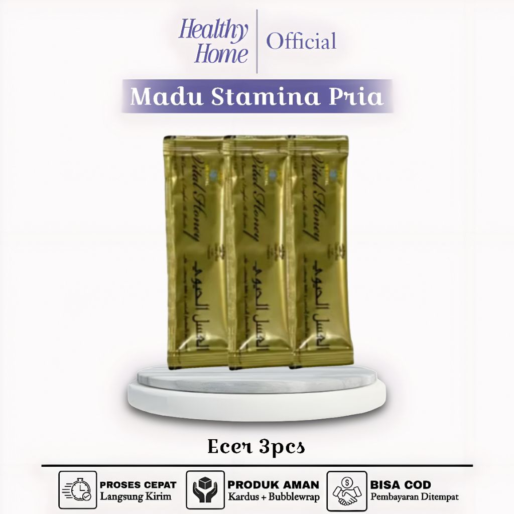 Madu Vital Honey Original Madu Pria Asli Stamina Isi 3 sachet