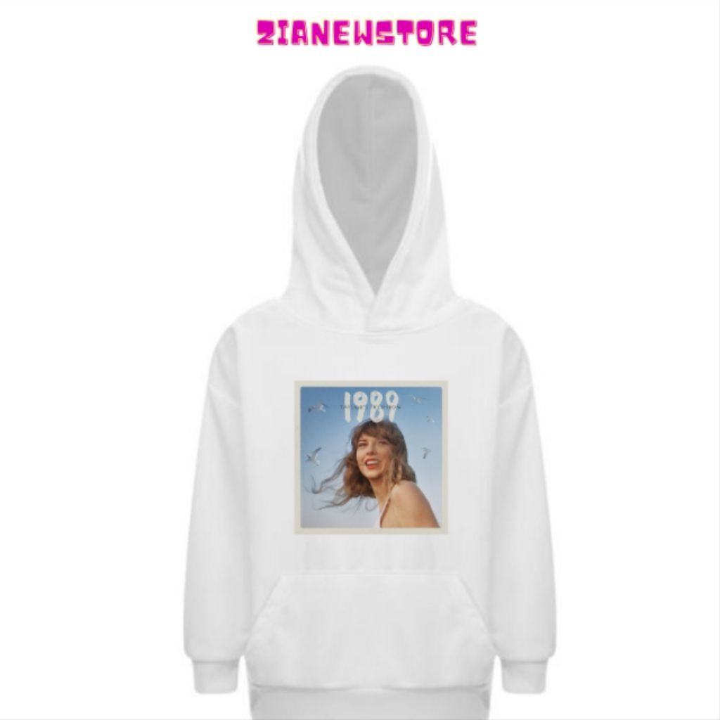 HOODIE JUMPER PUTIH TAYLOR SWIFT 1989 BY ZIANEWSTORE