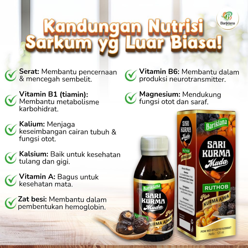 Sari Kurma Ruthob + Ajwa