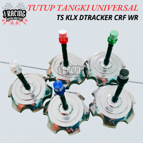 TUTUP TANGKI BENSIN trail MOTORCROSS alumunium UNIVERSAL KLX 150 Bf D,tracker S L G KTM TS VIAR,tutu
