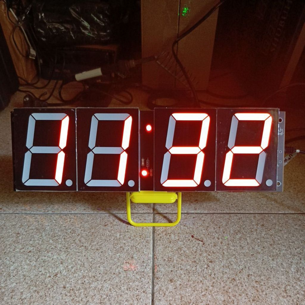 Modul Kit Jam Digital Seven Segmen 3inch Rtc Ds3231SN  Smart Bell Mp3