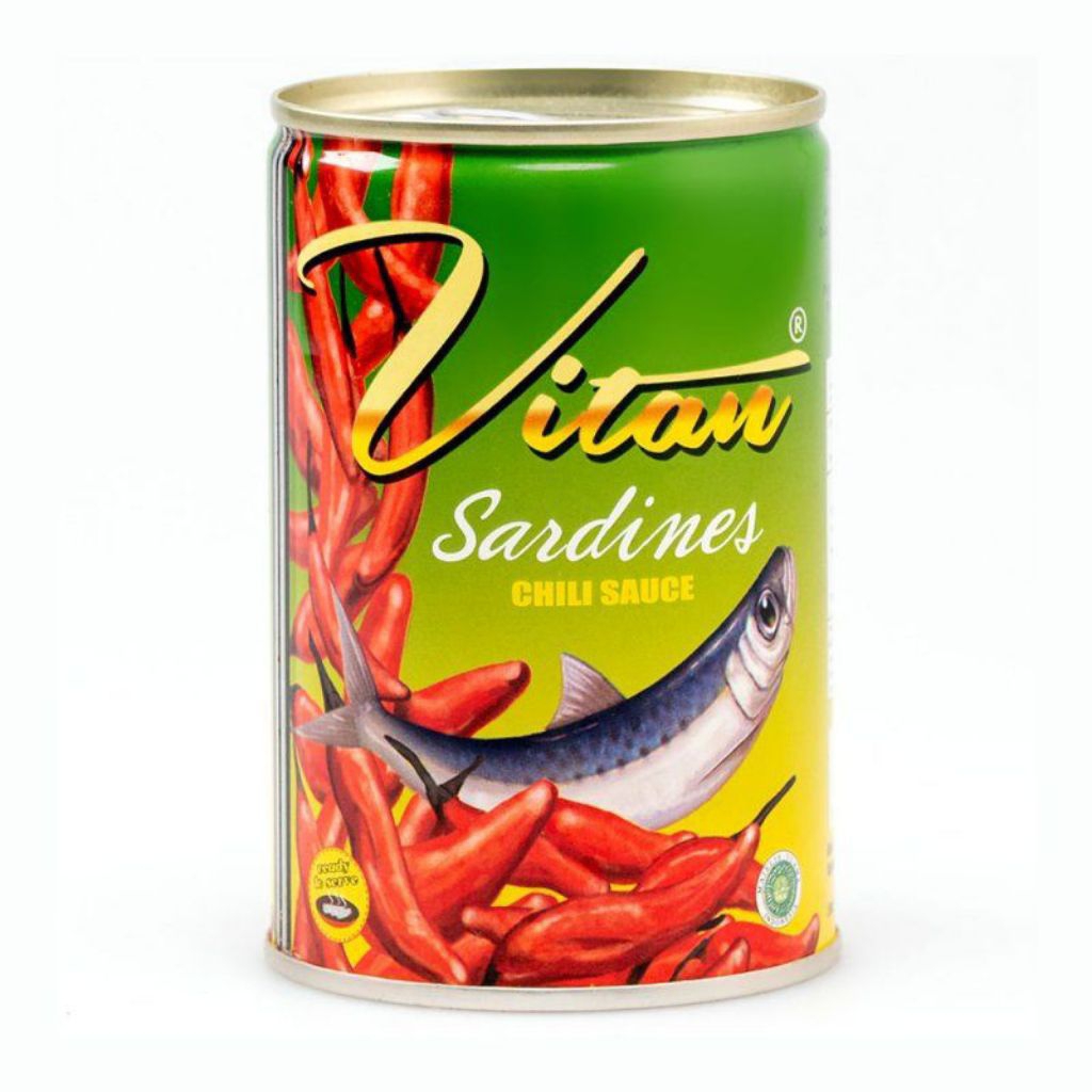 Sarden Vitan Sardines Saus Chili 155gr