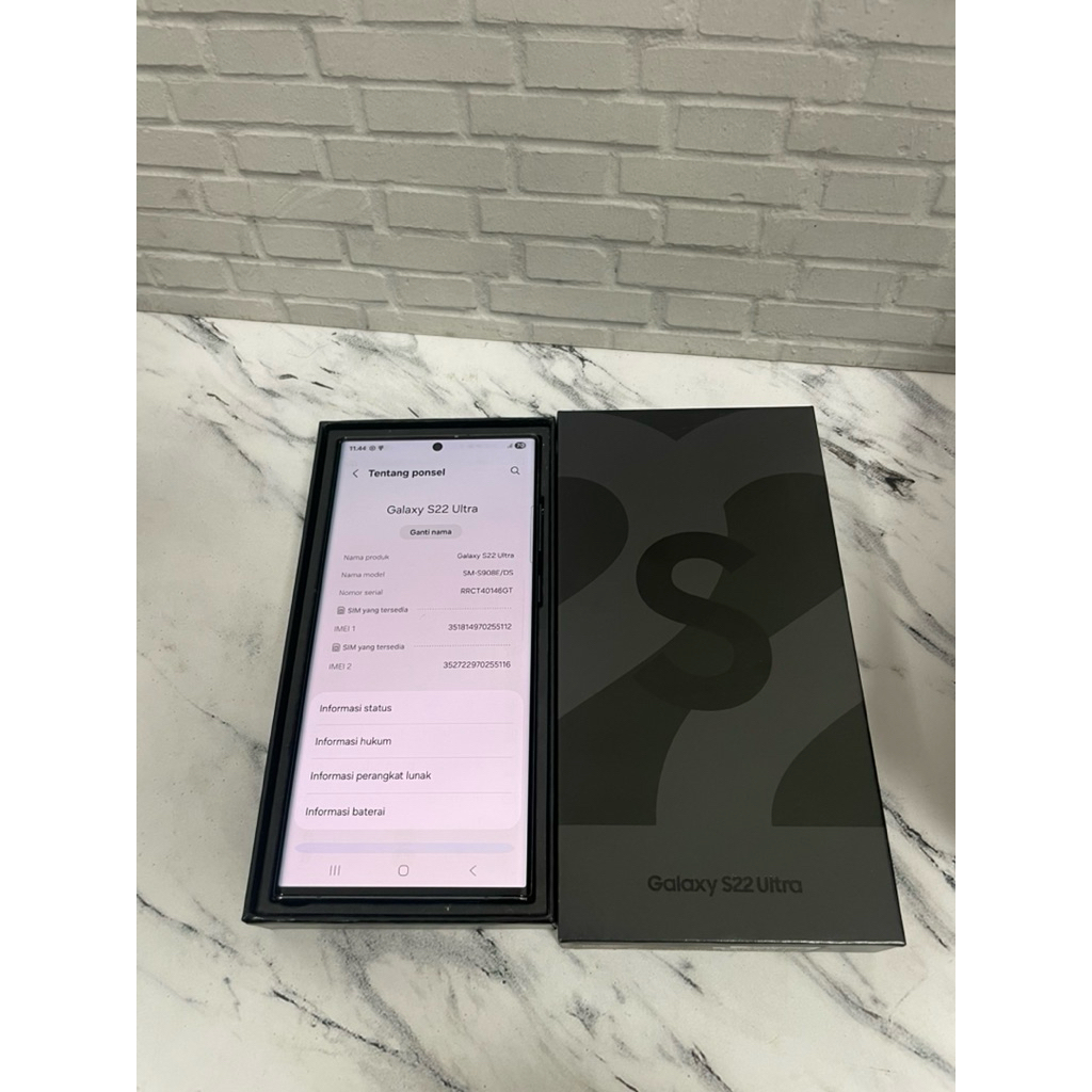 SAMSUNG GALAXY S22ULTRA 256GB GARANSI RESMI SEIN