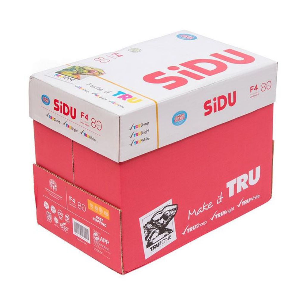 Kertas F4 Sidu 80gsm 1 rim