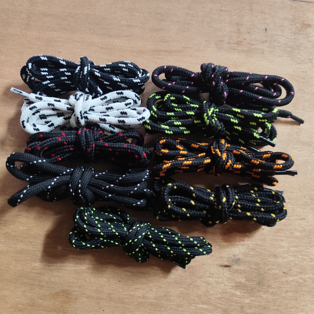 tali sepatu bulat premium motif tali sepatu bulat motif