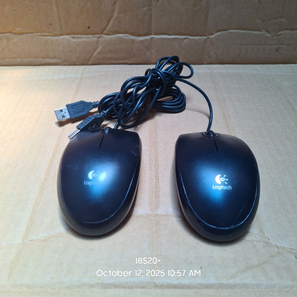 MOUSE WIRED USB LOGITECH KABEL WIRED MOUSE USB ORIGINAL