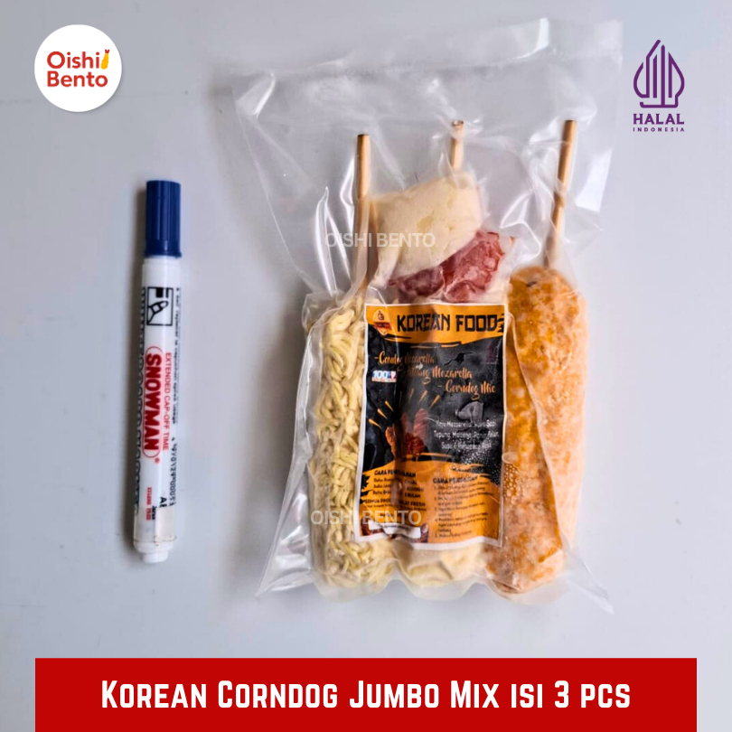 Korean Corndog Hotang Sosis Mozarella | Halal Frozen