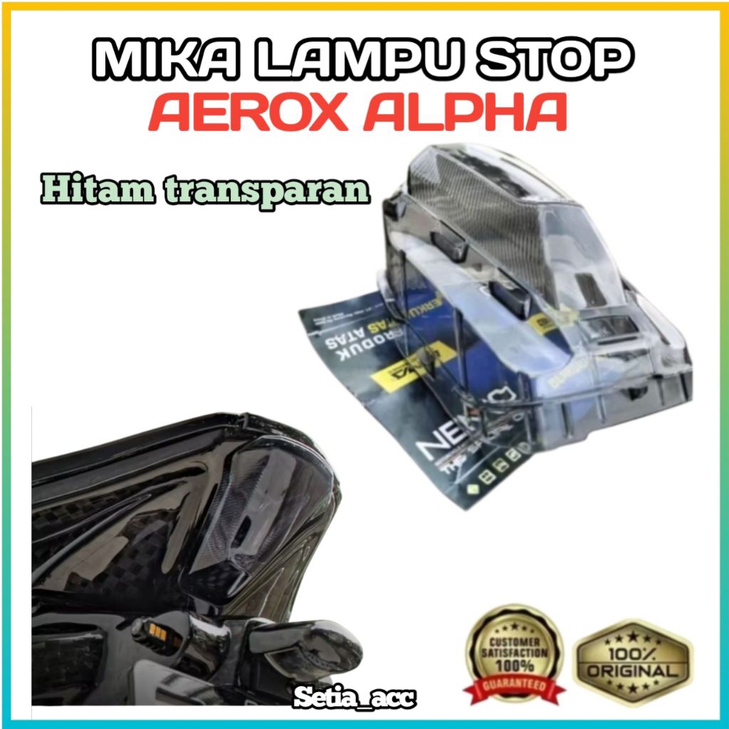 Mika Lampu Stop Aerox Alpha Mika Lampu Belakang