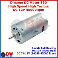 Dinamo DC Motor RS390 RS 390 DC 12V 11.8V High RPM Speed High Torque Violent Motor