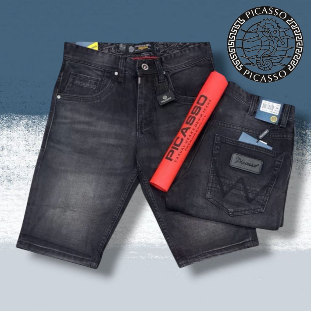 CELANA PENDEK PRIA PICASSO ORIGINAL | CELANA PICASSO PENDEK | CELANA JEANS PRIA
