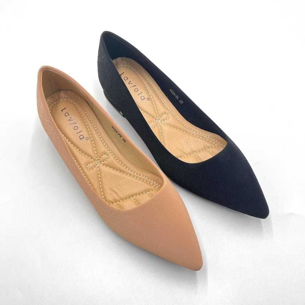 Laviola 4524 FFS - Sepatu Pantofel Wanita Hak 2 cm