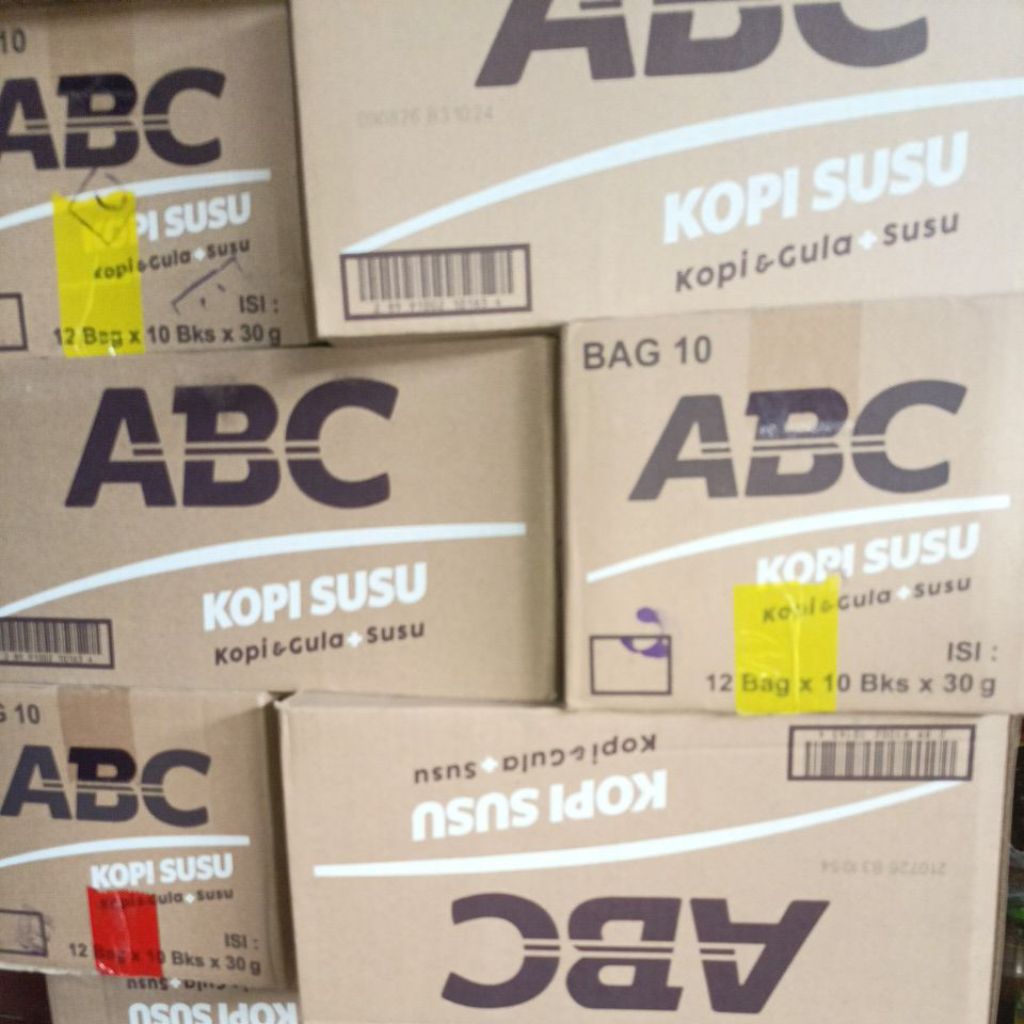 Kopi abc susu 1 karton
