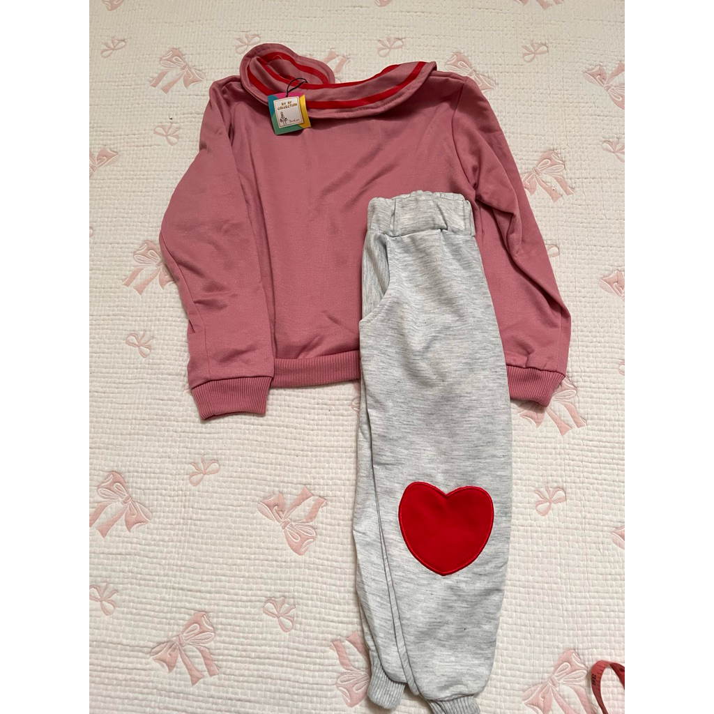 kado / baju stelan anak perempuan untuk 4-5 tahun murah