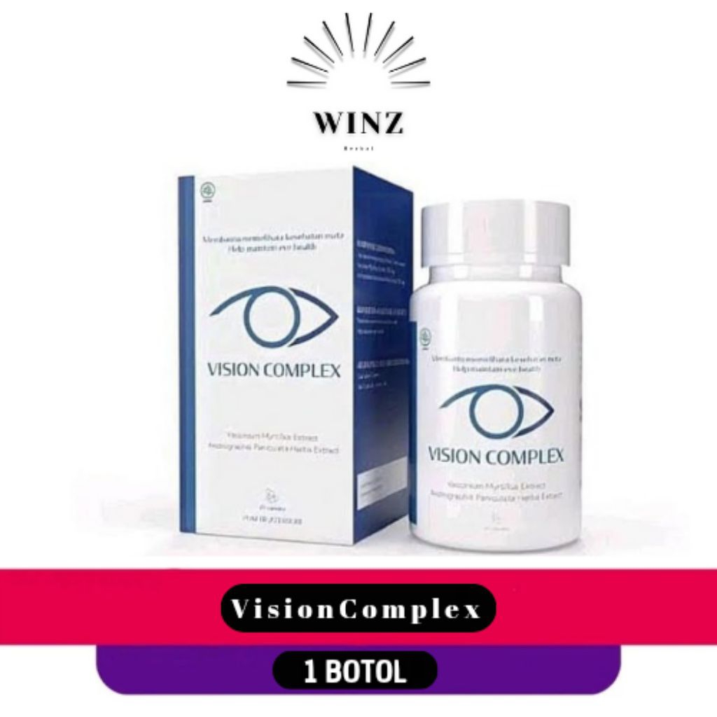 vision complex Asli Original Suplemen Mata Aman Herbal