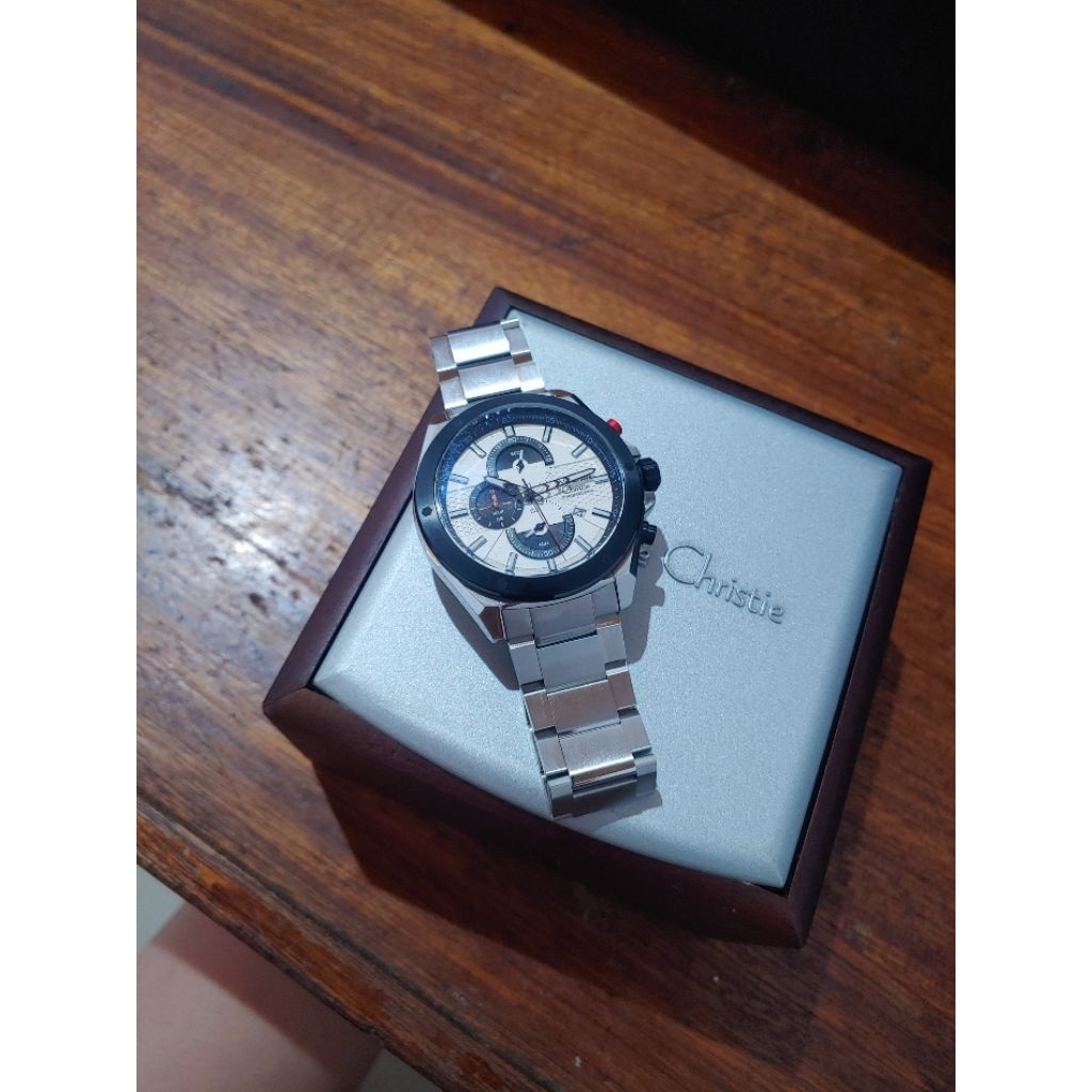 Alexandre Christie 6674MC Silver White Dial