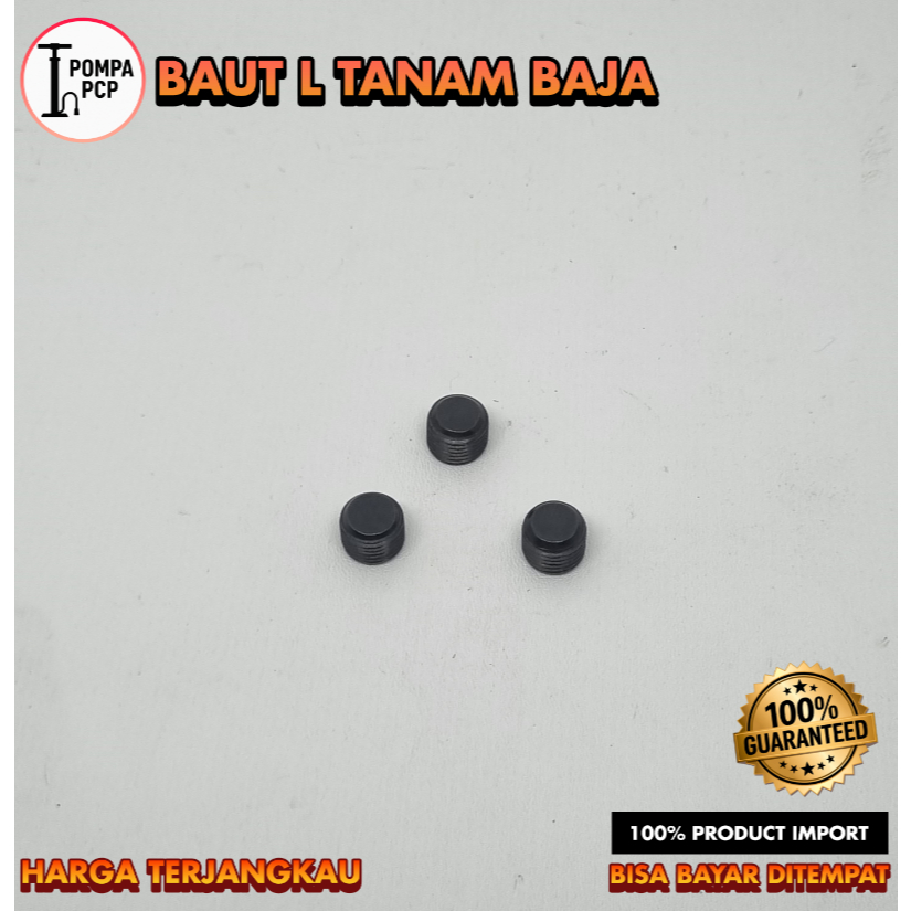 Baut L Tanam M10X1 | Baut L Baja | Baut L Tanam Baja | Baut L M10X1 | Baut L Besi M10X1
