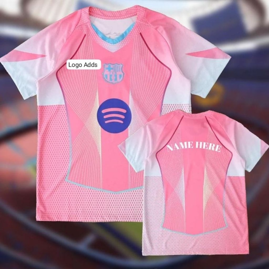 Jersey FC Barcelona special edition pink 2025 2026, baju bola terbaru 25 26